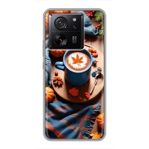 Чохол з принтом «Кава і гарбузики» для HMD Pulse 2 Pro