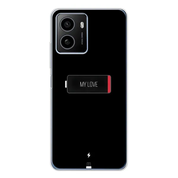 Чехол с принтом «Love battery» для HMD Pulse Plus Чехол с принтом «Love battery» для HMD Pulse Plus