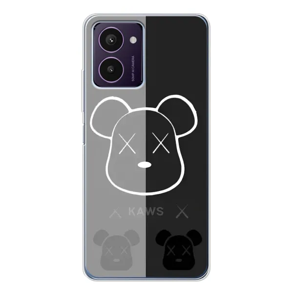 Чехол с принтом «БеарБрик глаза» для HMD Pulse Pro