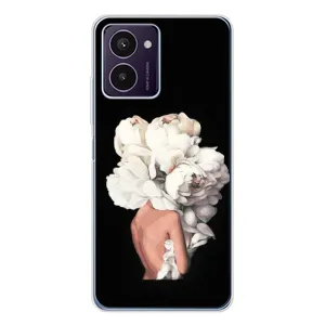 Чехлы (ART) Цветы на HMD Pulse Pro (VPrint) (Білі квіти)