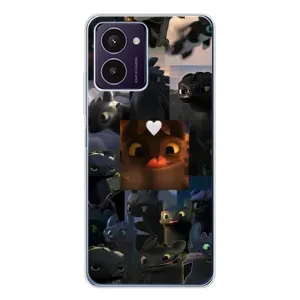 Чехол с принтом «Дракон коллаж» для HMD Pulse Pro