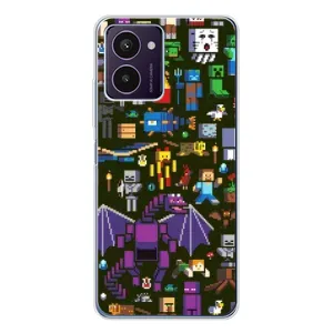 Чохол Майнкрафт на HMD Pulse Pro (AlphaPrint) Minecraft (Колаж Майнкрафт)