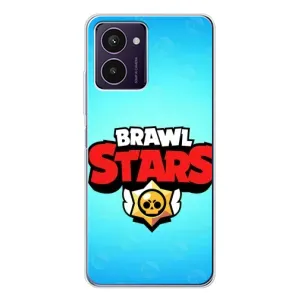 Чехлы Brawl Stars для HMD Pulse Pro (AlphaPrint) (Лого Бравл Старс)