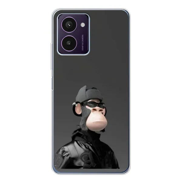 Чохол з принтом «стильна мавпа NFT» для HMD Pulse Pro