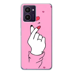 Чехол с принтом для HMD Pulse Pro (AlphaPrint - Знак сердечка) (Знак Love)