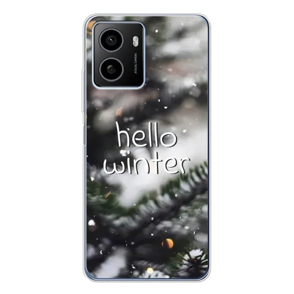 Чехол с принтом «Hello winter» для HMD Pulse