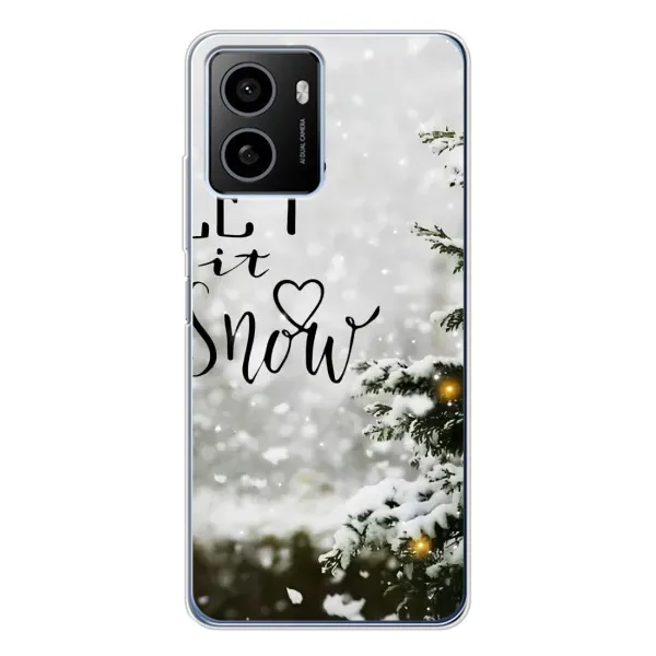 Чехол с принтом «Let it snow» для HMD Pulse