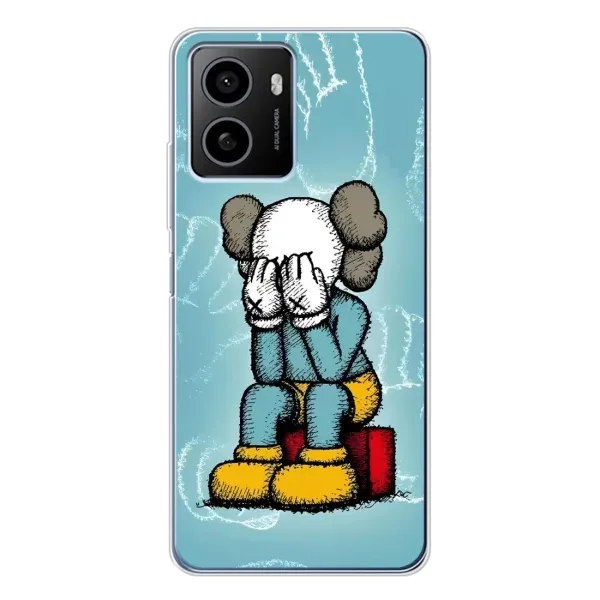 Чехол с принтом «Плач Bearbrick» для HMD Pulse