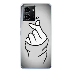 Чехол с принтом для HMD Pulse (AlphaPrint - Знак сердечка) (Значок Love)