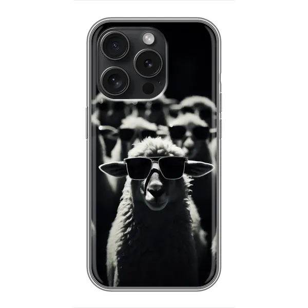 Чохол з принтом «Овечка в окулярах» для HMD Vibe 2 Pro