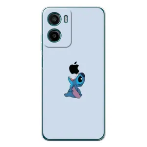 Чехол с принтом Стич на HMD Vibe2 (Stitch apple)