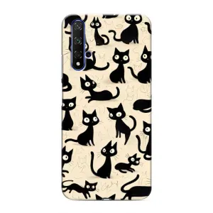 Чехол с рисунком кот на Huawei Honor 20