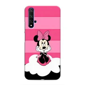 Эксклюзивный чехол для Huawei Honor 20 (AlphaPrint - Мультяшные) (Девочка Maus)