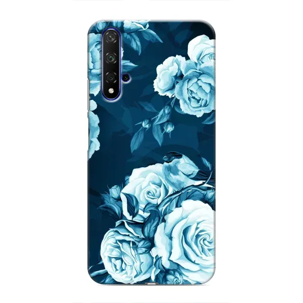 Чехол с принтом «Голубые Бутоны» для Huawei Honor 20 Чехол с принтом «Голубые Бутоны» для Huawei Honor 20