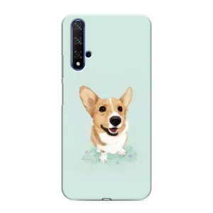 Чехлы с собаками для Huawei Honor 20 (VPrint) (Корги)