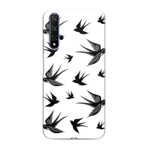 Чехол с птицами на Huawei Honor 20 (VPrint) (Ласточки)