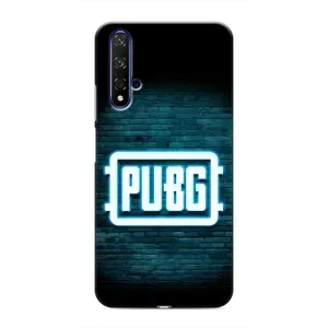 Чехол PUBG для Хуавей Хонор 20 (AlphaPrint) (Лого PUBG)