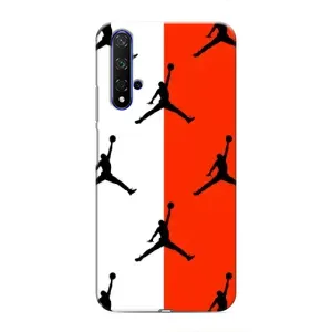 Чехлы для Huawei Honor 20 - с картинкой JORDAN (AlphaPrint) (Лого Джордан)