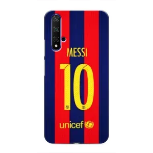 Чехлы Месси для Huawei Honor 20 (AlphaPrint) (Messi Barca 10)