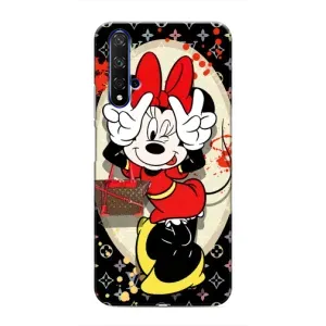 Чехол Disney Mouse Huawei Honor 20 (PREMIUMPrint) (Минни peace)