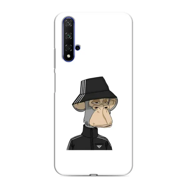 Чехол с принтом «обезьяна NFT Adidas» для Huawei Honor 20