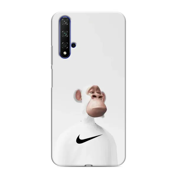 Чехол с принтом «обезьяна NFT Nike» для Huawei Honor 20