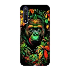 Чехол с Обезьянами Huawei Honor 20 - (AlphaPrint) (Обезьяна в тропиках)