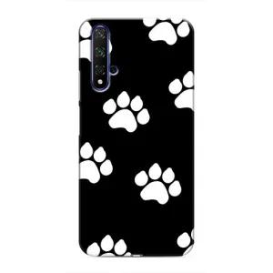 Чехлы с собаками для Huawei Honor 20 (VPrint) (Следы собаки)