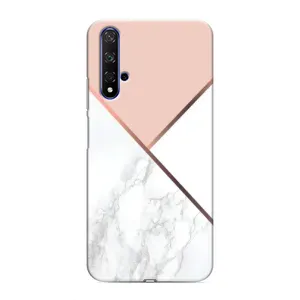 Мраморный чехол на Huawei Honor 20 (VPrint) (Тройной мрамор)
