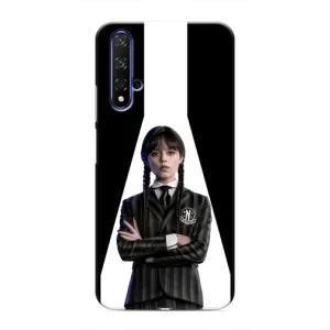 Чехлы Венсдей на Huawei Honor 20 Уэнсдей (AlphaPrint) (W-Wednesday)