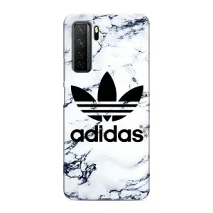 Чехлы Адидас для Honor 30s (AlphaPrint) (Адидас на мраморе)