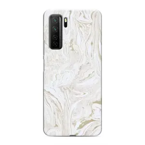Мраморний чехол на Honor 30s (VPrint) (Білий мрамор)