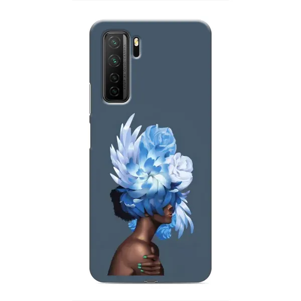 Чехол с принтом «Цветы на голове» для Honor 30s