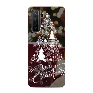 Різдвяні Чохли для Honor 30s (VPrint) (Ялинка яскрава)