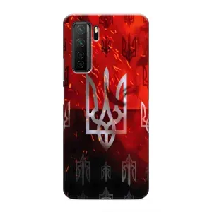 Украинские Чехлы для Honor 30s с картинкой УПА (AlphaPrint) (ГЕРБ УПА)