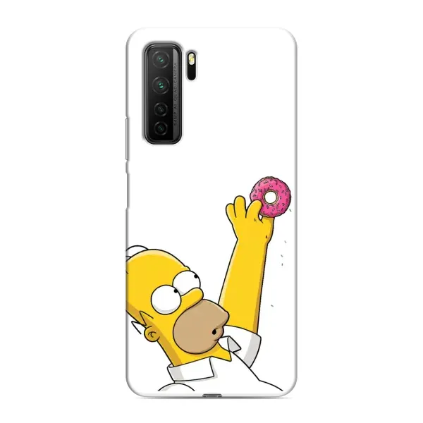 Чохол з принтом «Гомер з пончиком» для Honor 30s