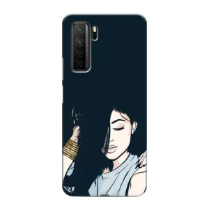 Чохол з друком для Honor 30s - (Мода) (AlphaPrint) (Гарна дівчина)