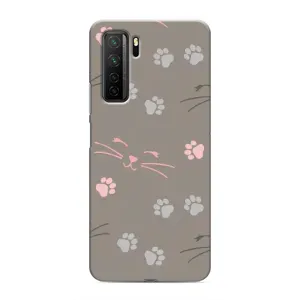 Чехол с принтом «Лапы и усы» для Honor 30s