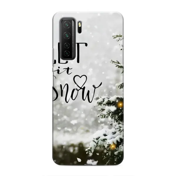 Чохол з принтом «Let it snow» для Honor 30s