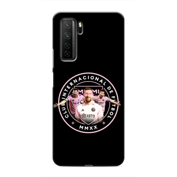 Чохол з принтом «Мессі в лого» для Honor 30s