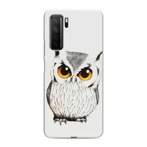 Чехол с птицами на Honor 30s (VPrint) (Милая Сова)