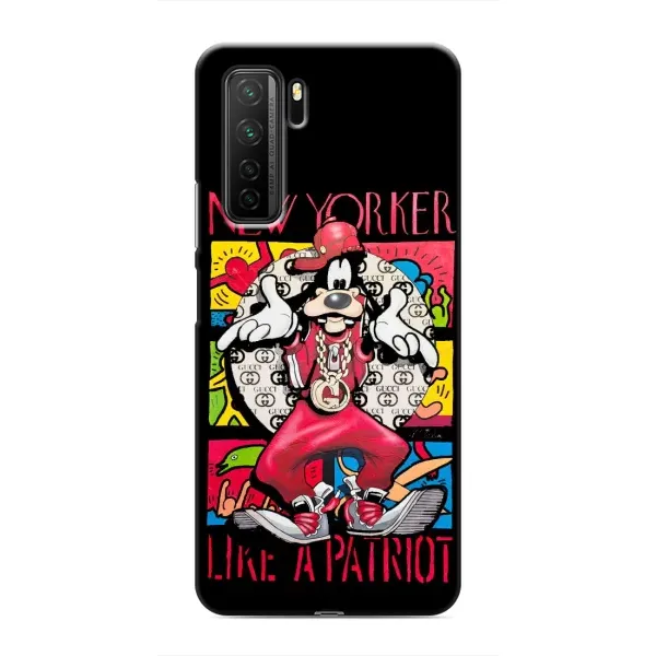 Чохол з принтом «Мультяшний Волк» для Honor 30s
