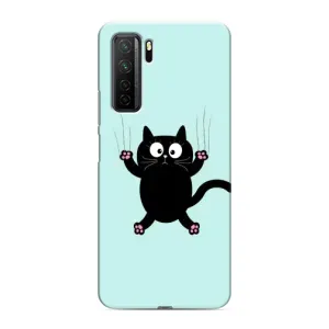 Чохол з принтом для Honor 30s (AlphaPrint) Модні коти (Падаючий кіт)