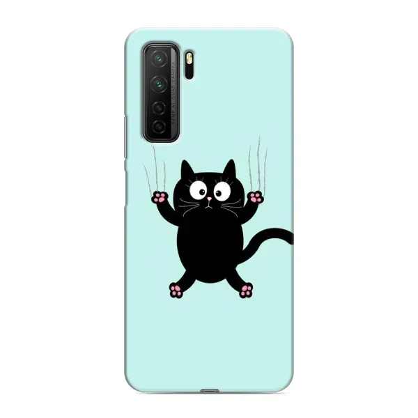 Чохол з принтом «Падаючий кіт» для Honor 30s