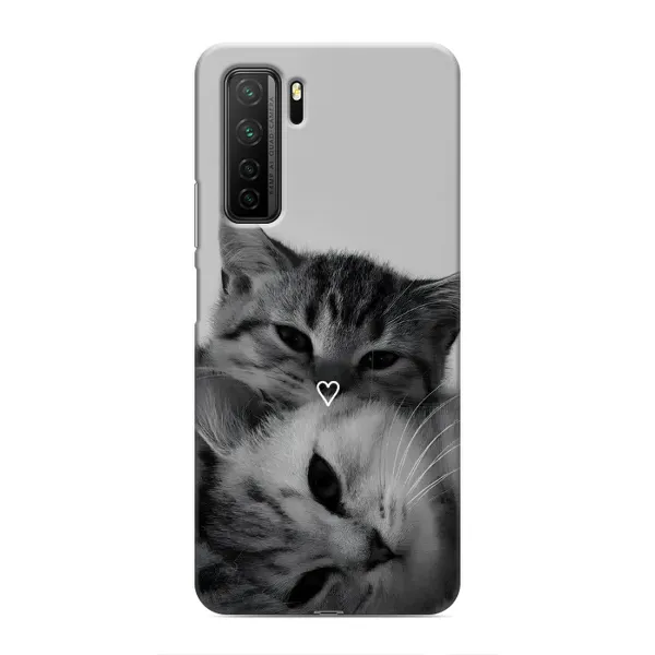 Чехол с принтом «Пара котов» для Honor 30s
