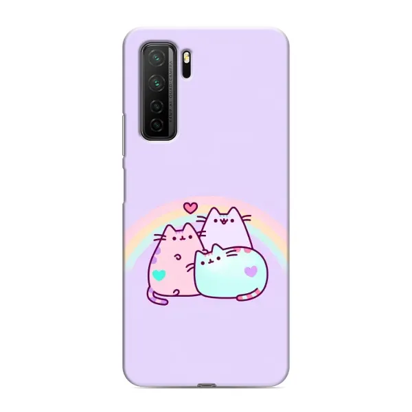 Чохол з принтом «Радужний котик» для Honor 30s Чохол з принтом «Радужний котик» для Honor 30s