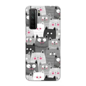 Чохли з Котиками для Honor 30s (VPrint) (Мальовані котики)