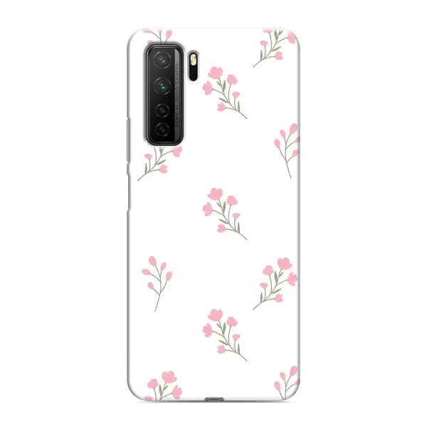 Чохол з принтом «Рожеві квіти» для Honor 30s