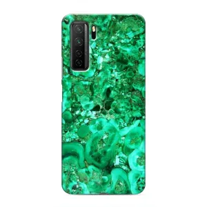 Мраморний чехол на Honor 30s (VPrint) (Салатовий Мрамор)