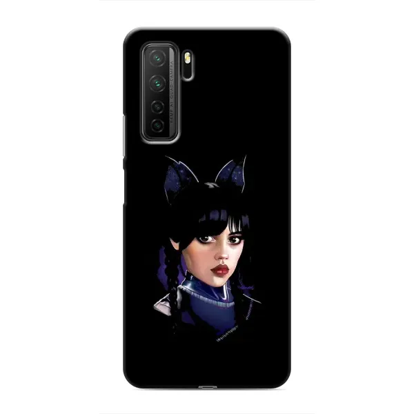 Чохол з принтом «серйозна Венздей» для Honor 30s